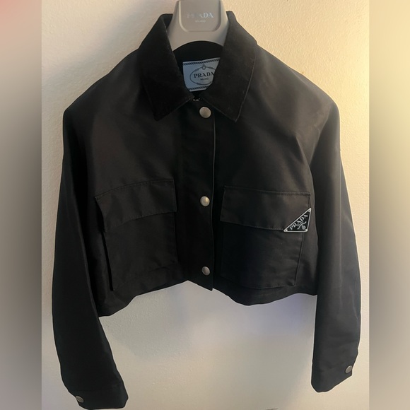 Prada Jackets & Blazers - Prada Re-nylon cropped jacket